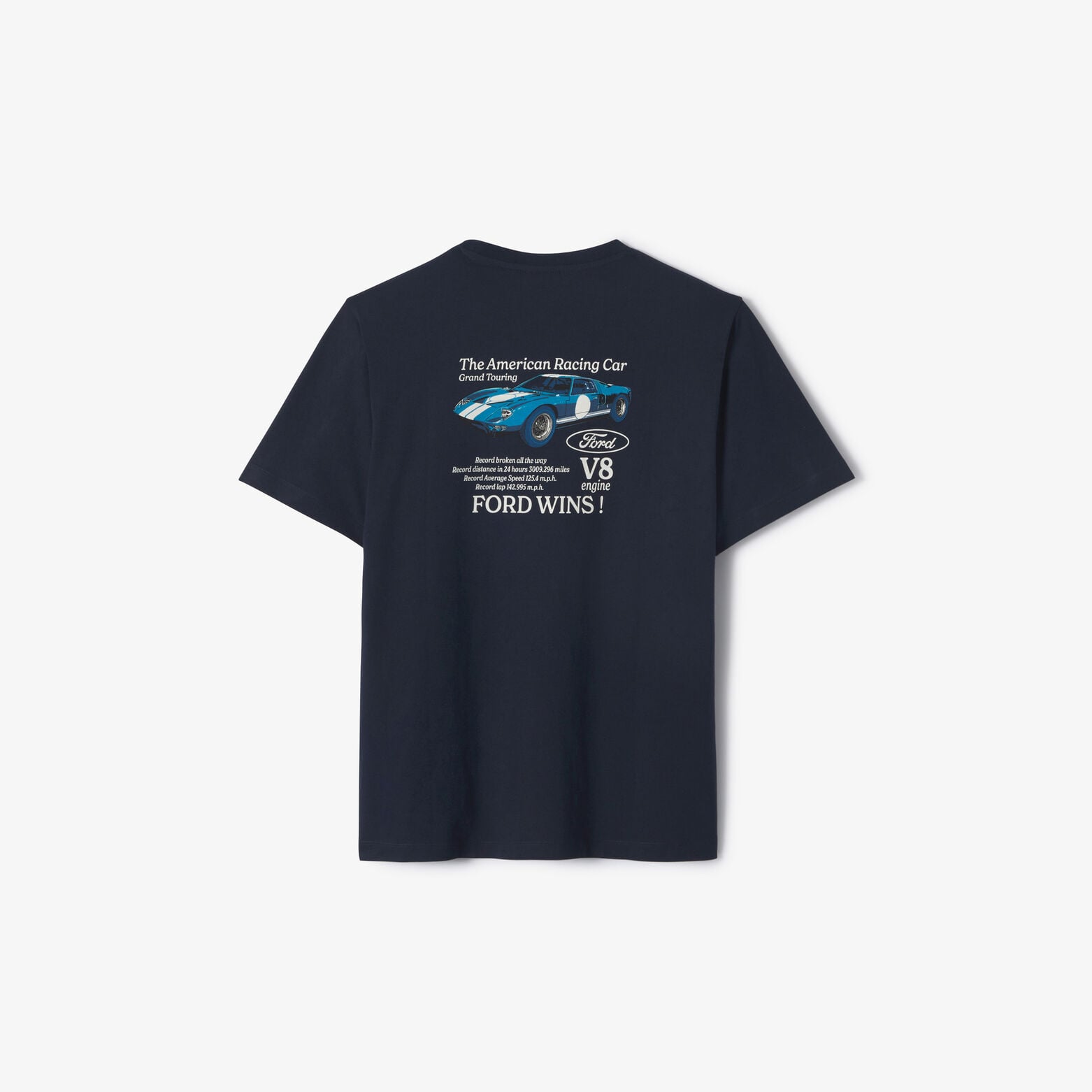 Tee shirt imprim&eacute; devant dos licence Ford GT40