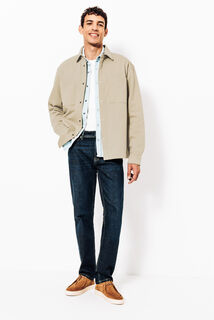 Surchemise en maille col chemise