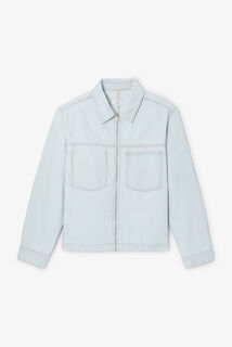 Veste en jean zippée