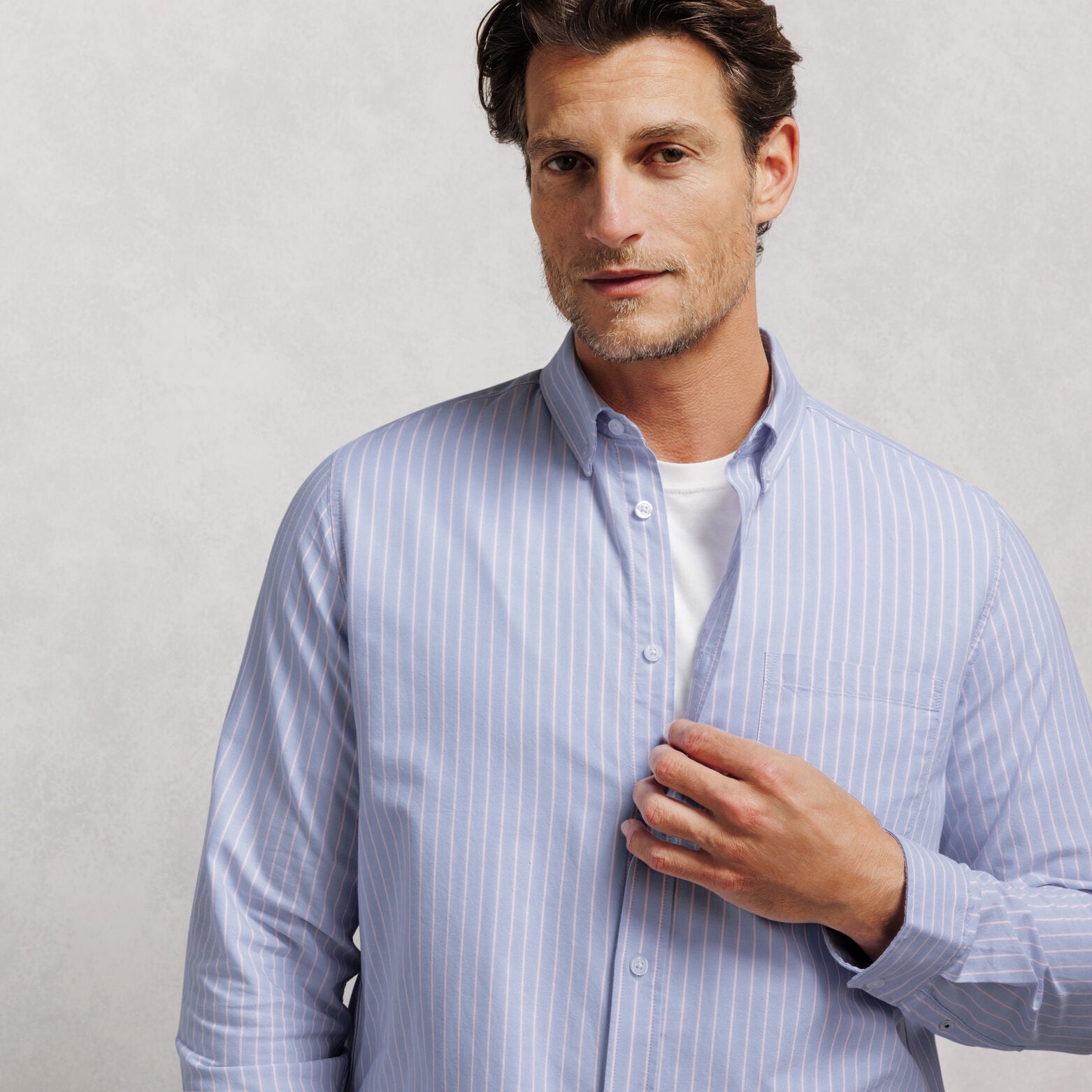 Chemise oxford ray&eacute;e "le parfait by JULES"
