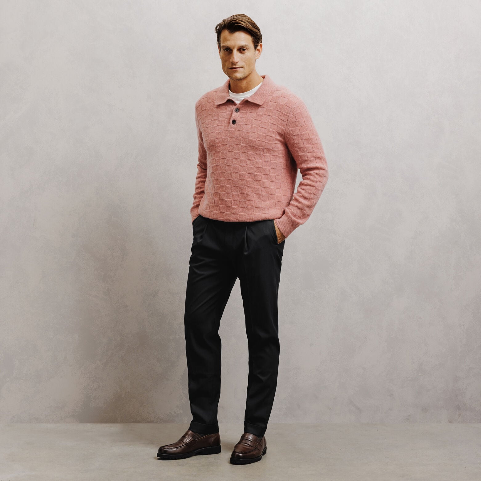 Pantalon confort tissage twill