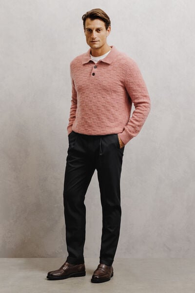 Pantalon confort tissage twill