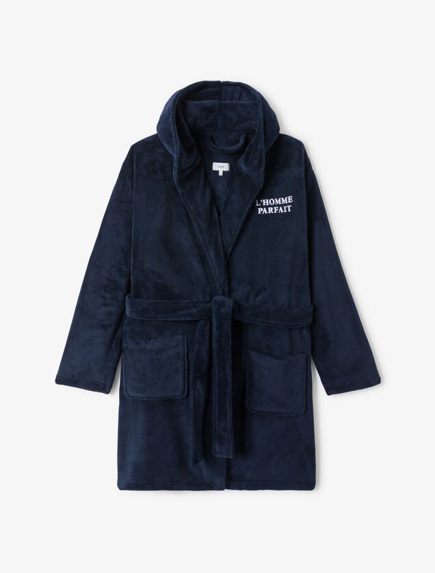 Peignoir brod&eacute; "l'homme parfait"