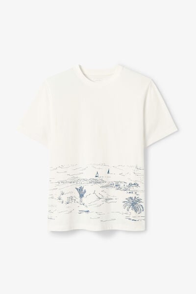 Tee shirt imprim&eacute; paysage