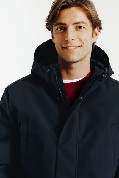 Parka courte à capuche