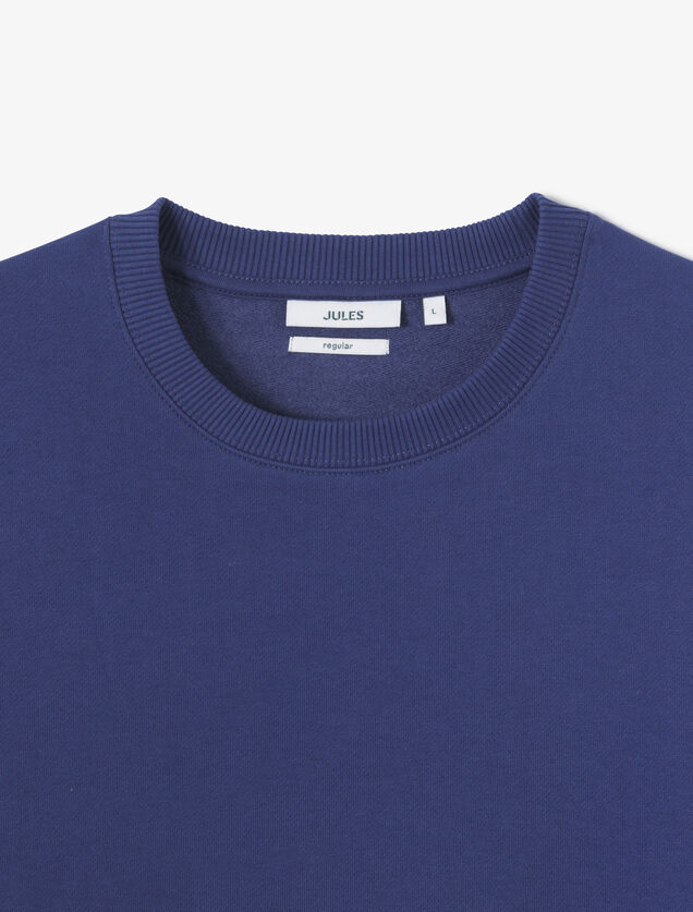 Effen sweater met ronde hals