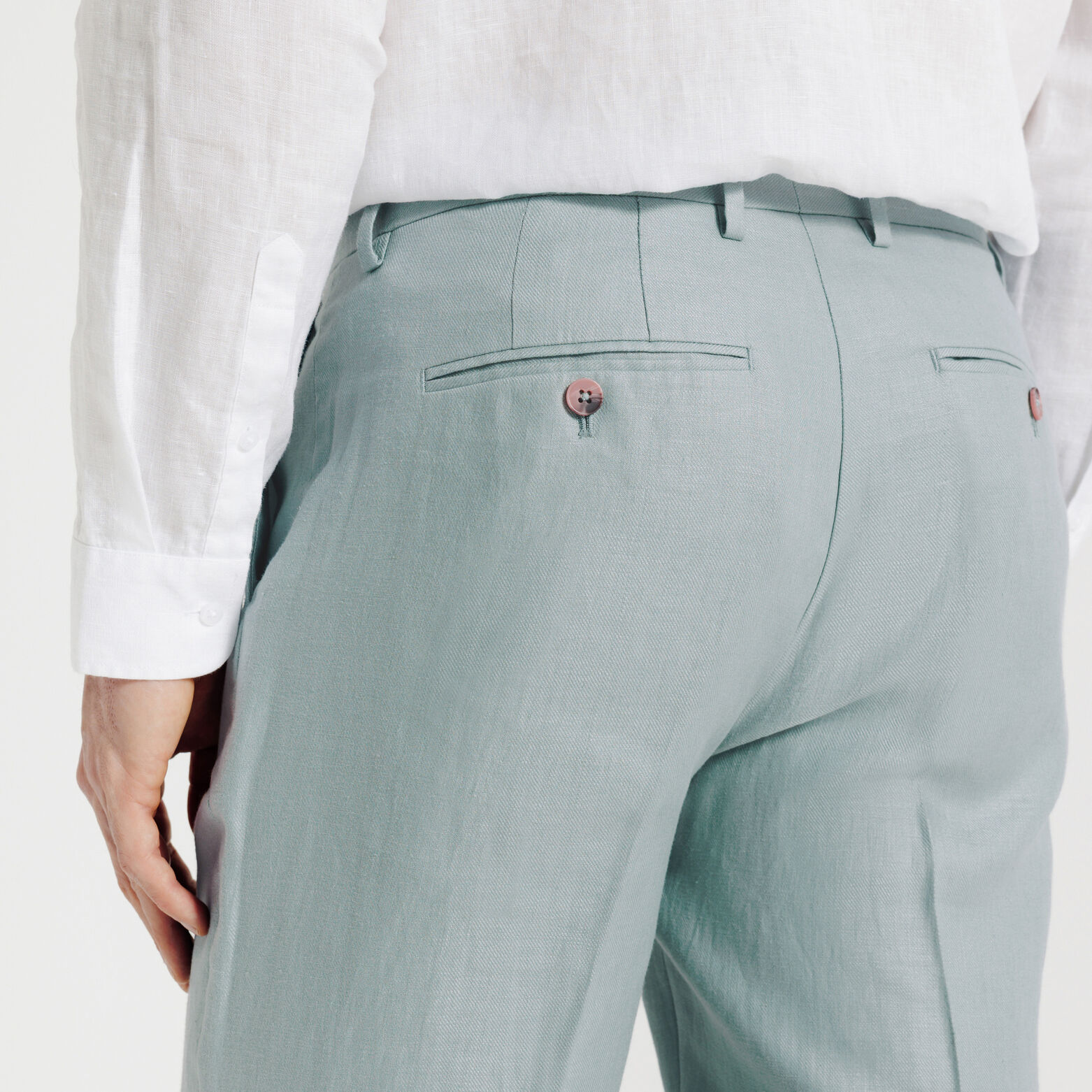 Pantalon de costume confort en lin