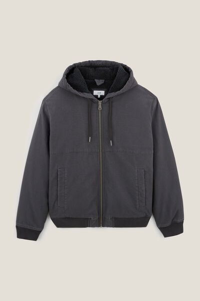 Blouson à capuche en coton
