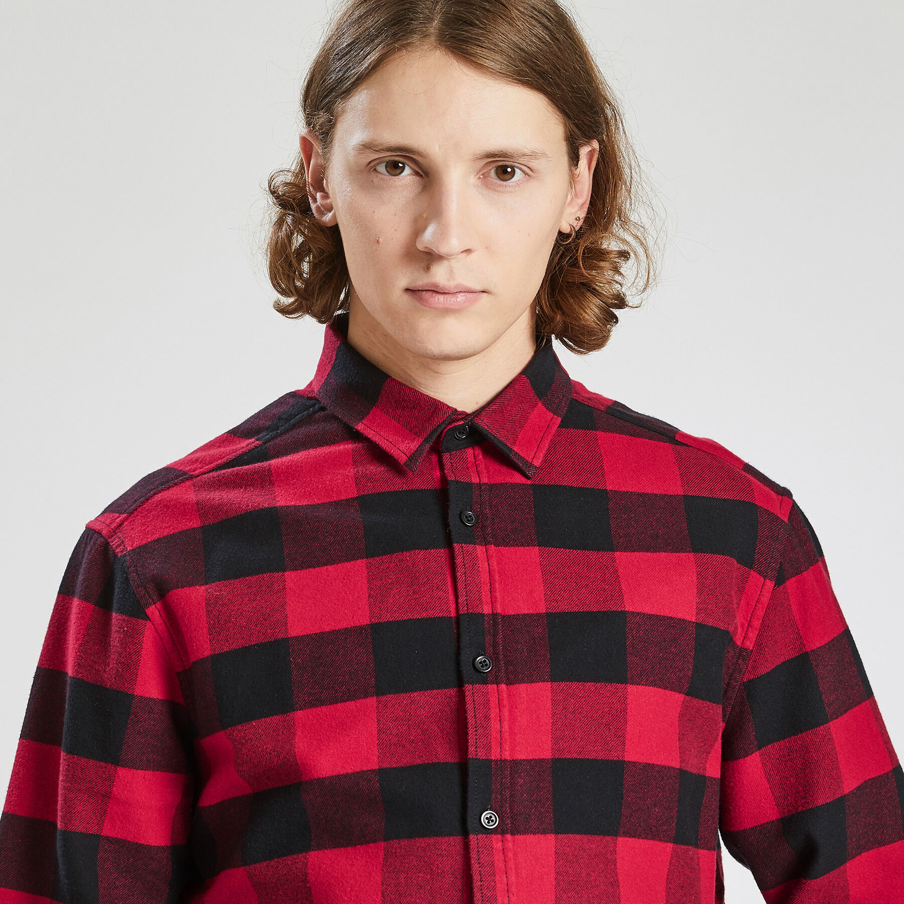 Chemise Homme M&S à Carreaux Taille S - Col 14,5-15 Pouces - Occasion Très Bon état