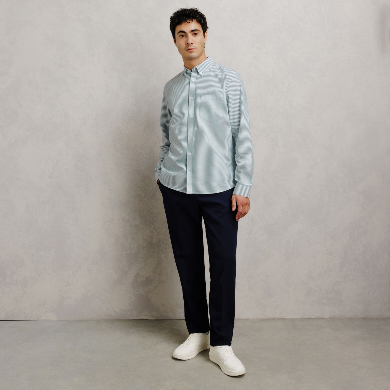 Chemise oxford ray&eacute;e "le parfait by JULES"
