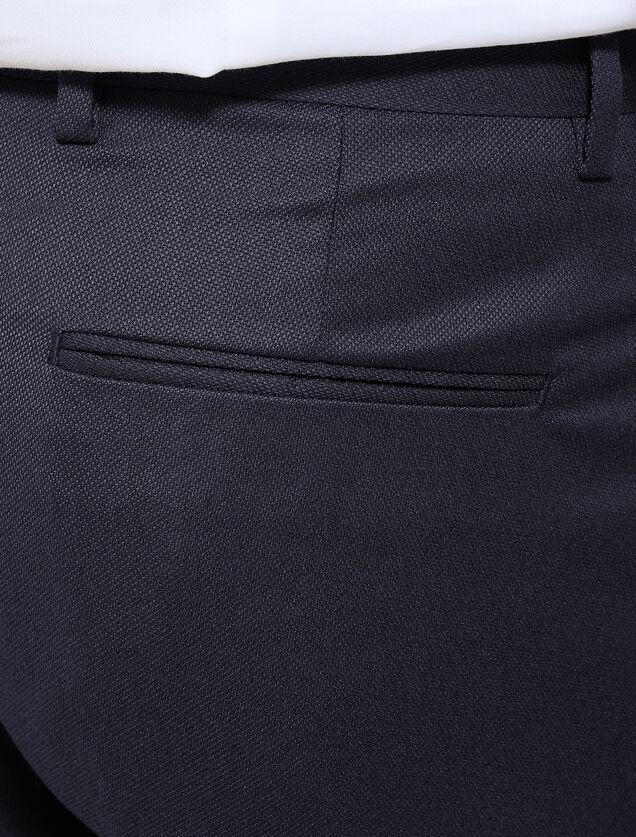 Pantalon de costume uni slim