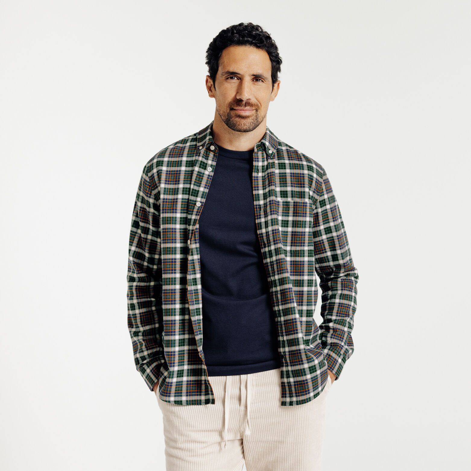 Geruit hemd in flanel