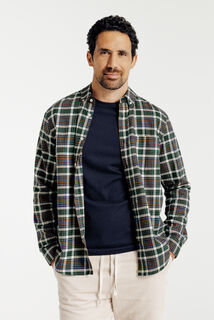 Geruit hemd in flanel