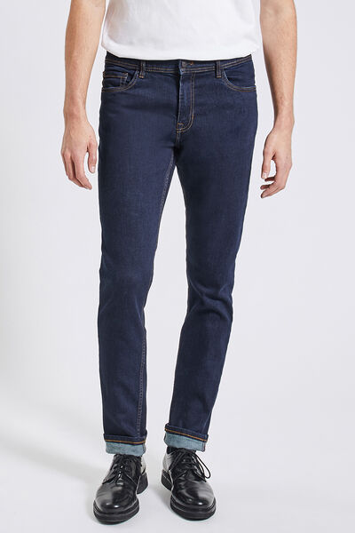 Slim jeans in gerecycled katoen, waterless