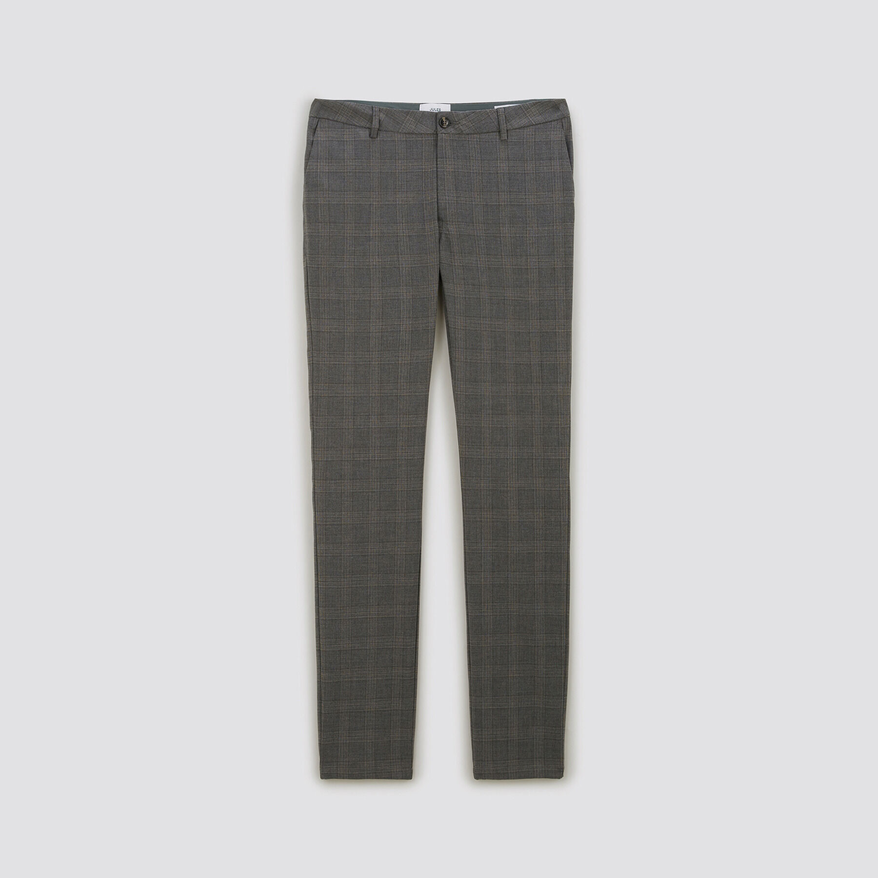 Pantalon carreaux Gris homme Jules