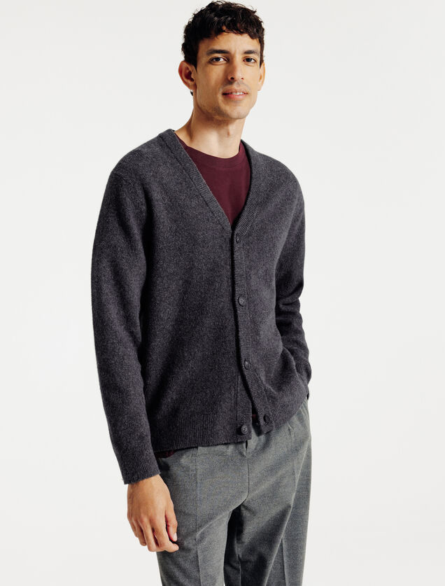 Gilet cardigan mousseux