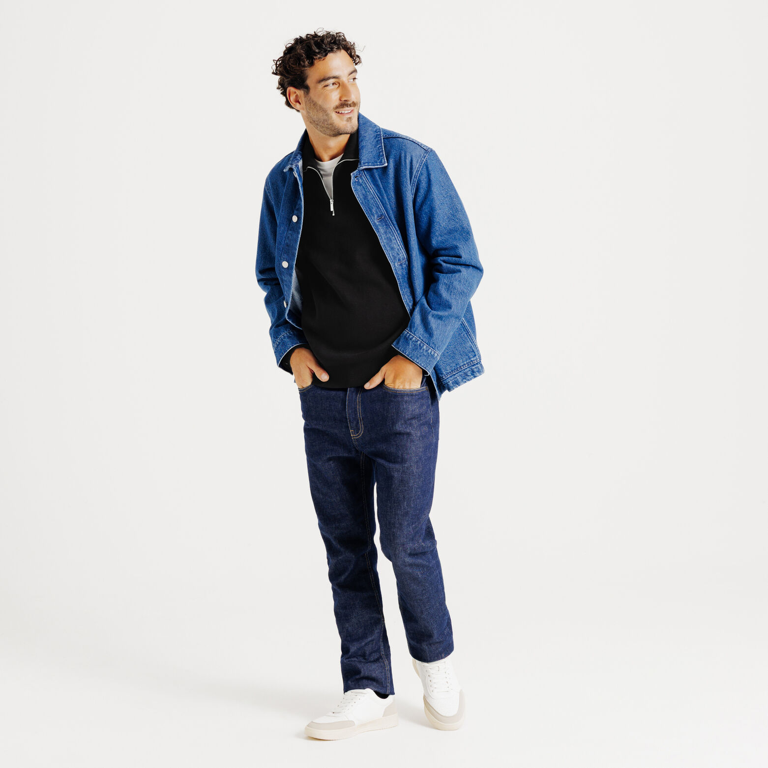 "Le Parfait by JULES" trui met truckerskraag