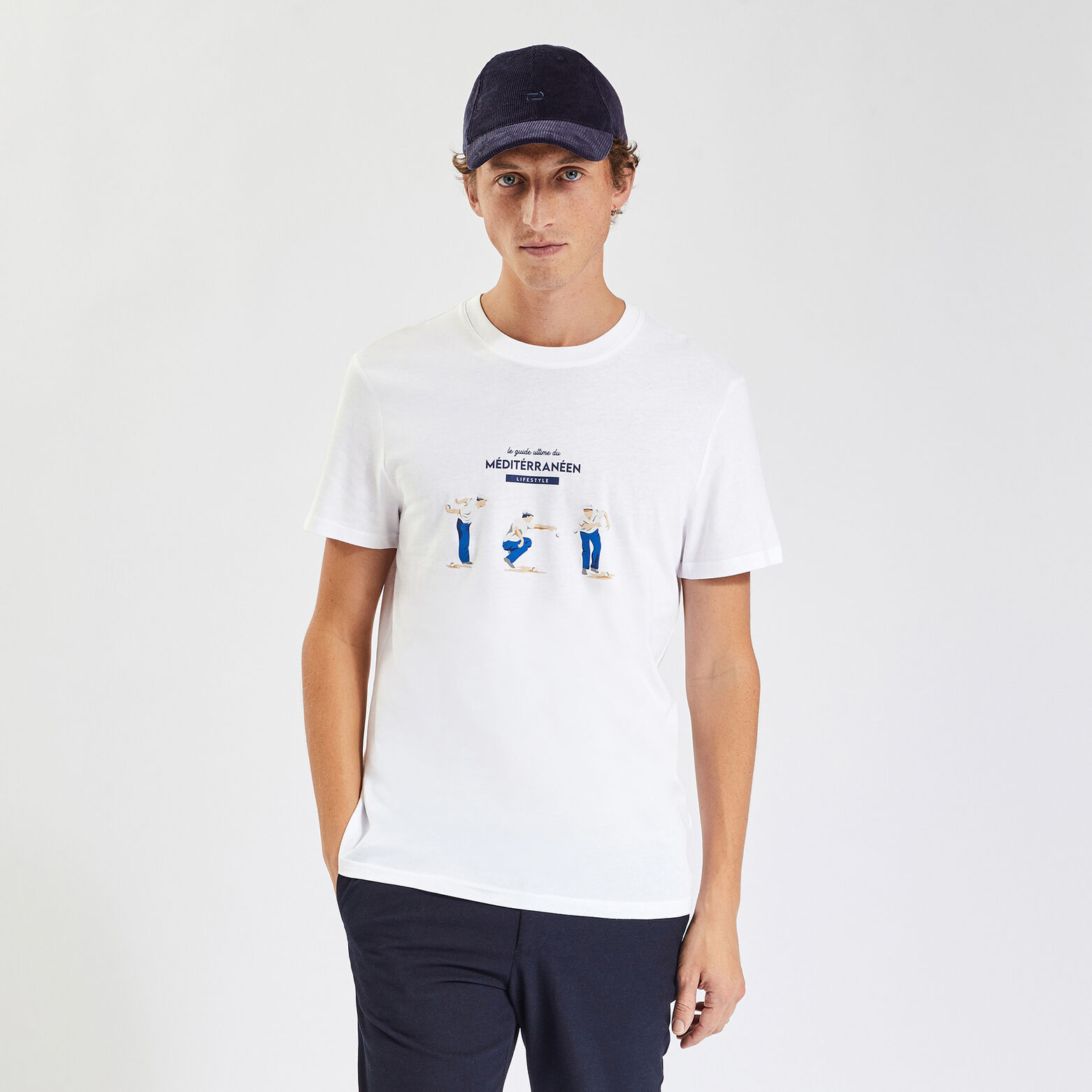 T-shirt Jules Homme Rouge - Taille L - Manches Courtes - Très Bon État
