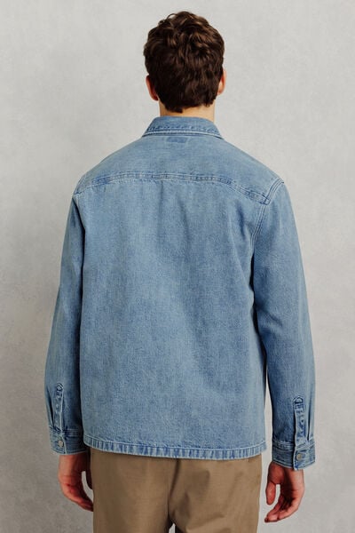 Surchemise en jean unie