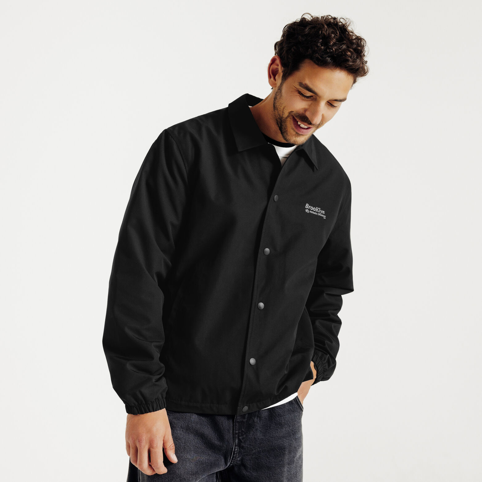 Blouson col chemise pressionné