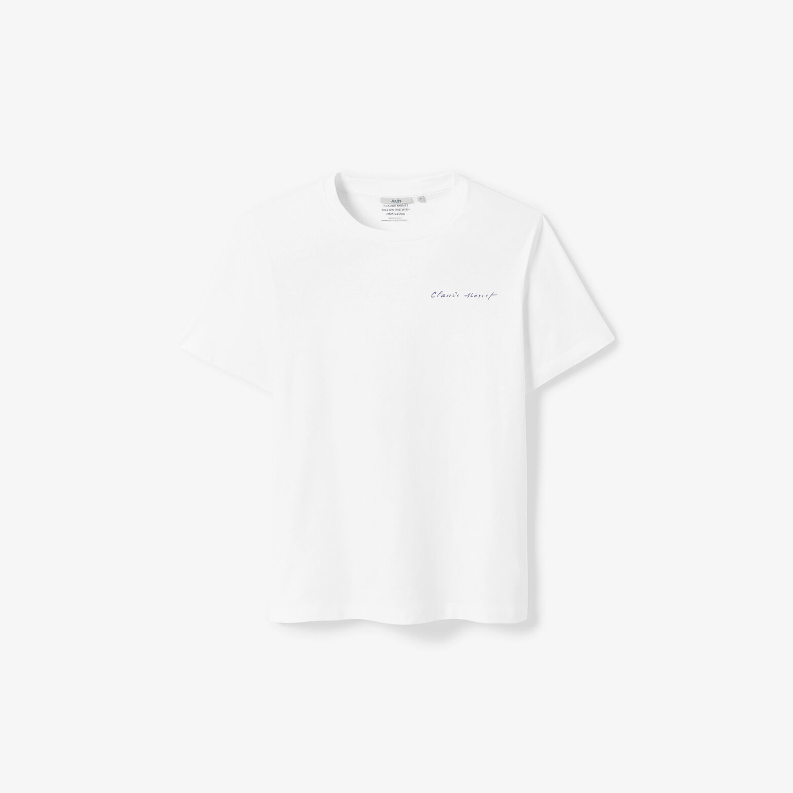T-shirt met print voor/achter, licentie Monet