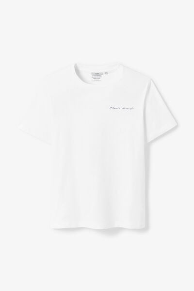 T-shirt met print voor/achter, licentie Monet