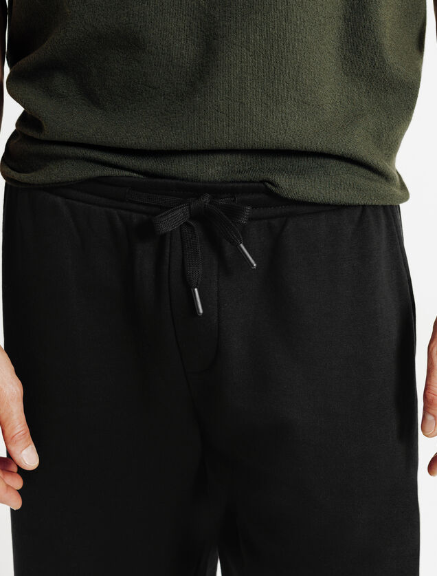 Short en molleton taille élastiquée