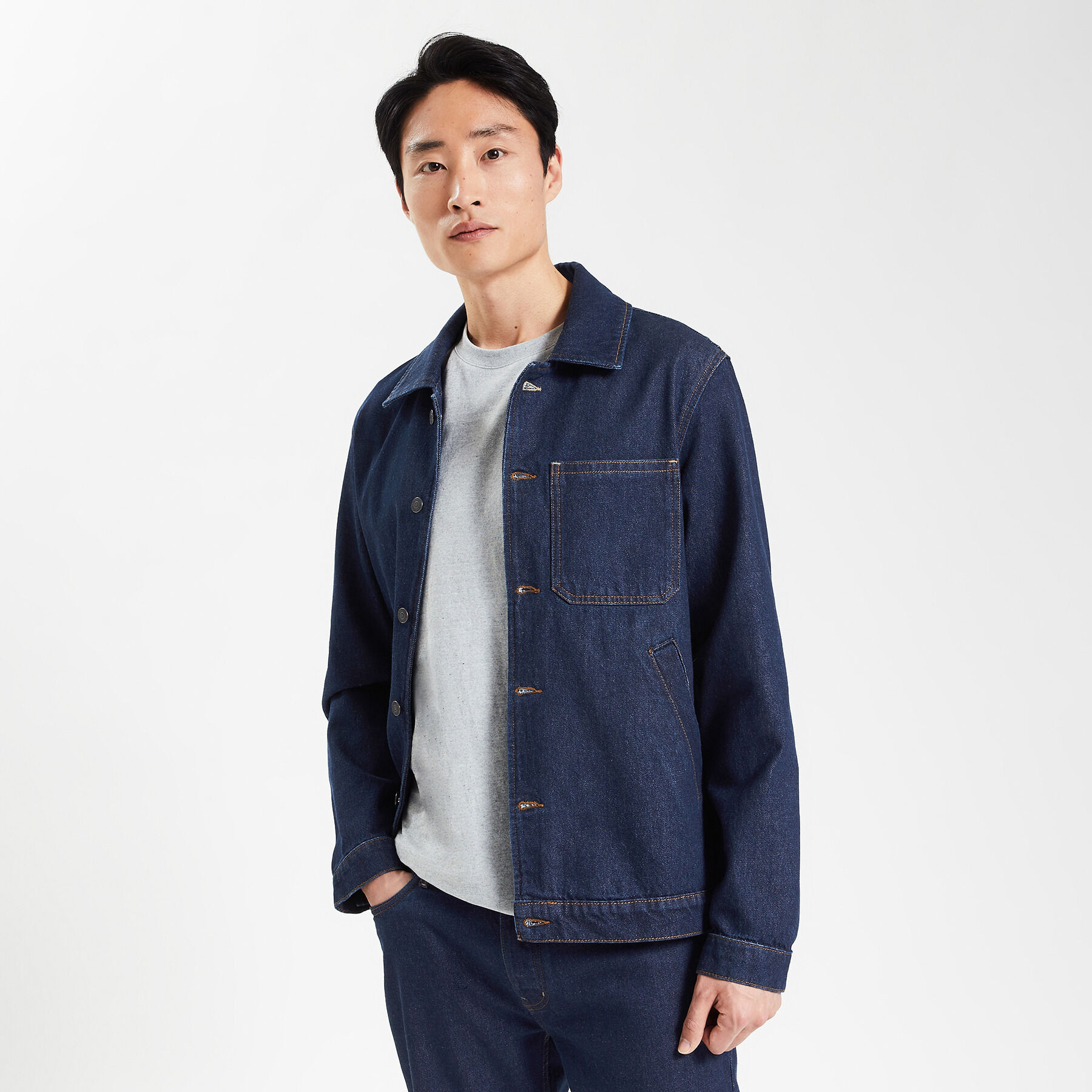 Veste en sales jean homme jules