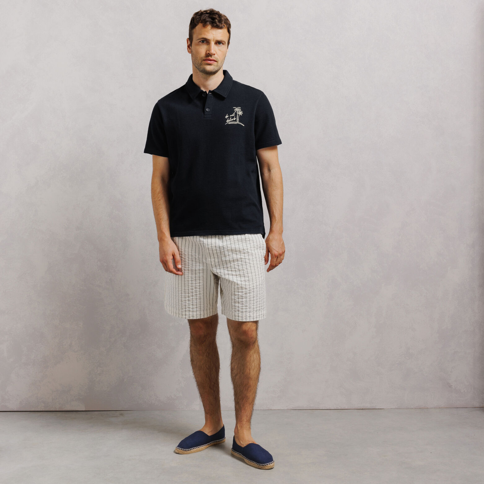 Polo manches courtes brod&eacute;