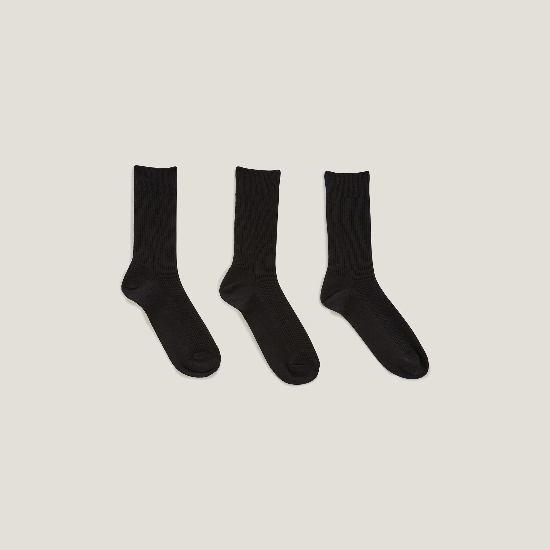 Pack De 3 Paires De Chaussettes Habillées Ultra-fines Pour Homme - Mi-mollet