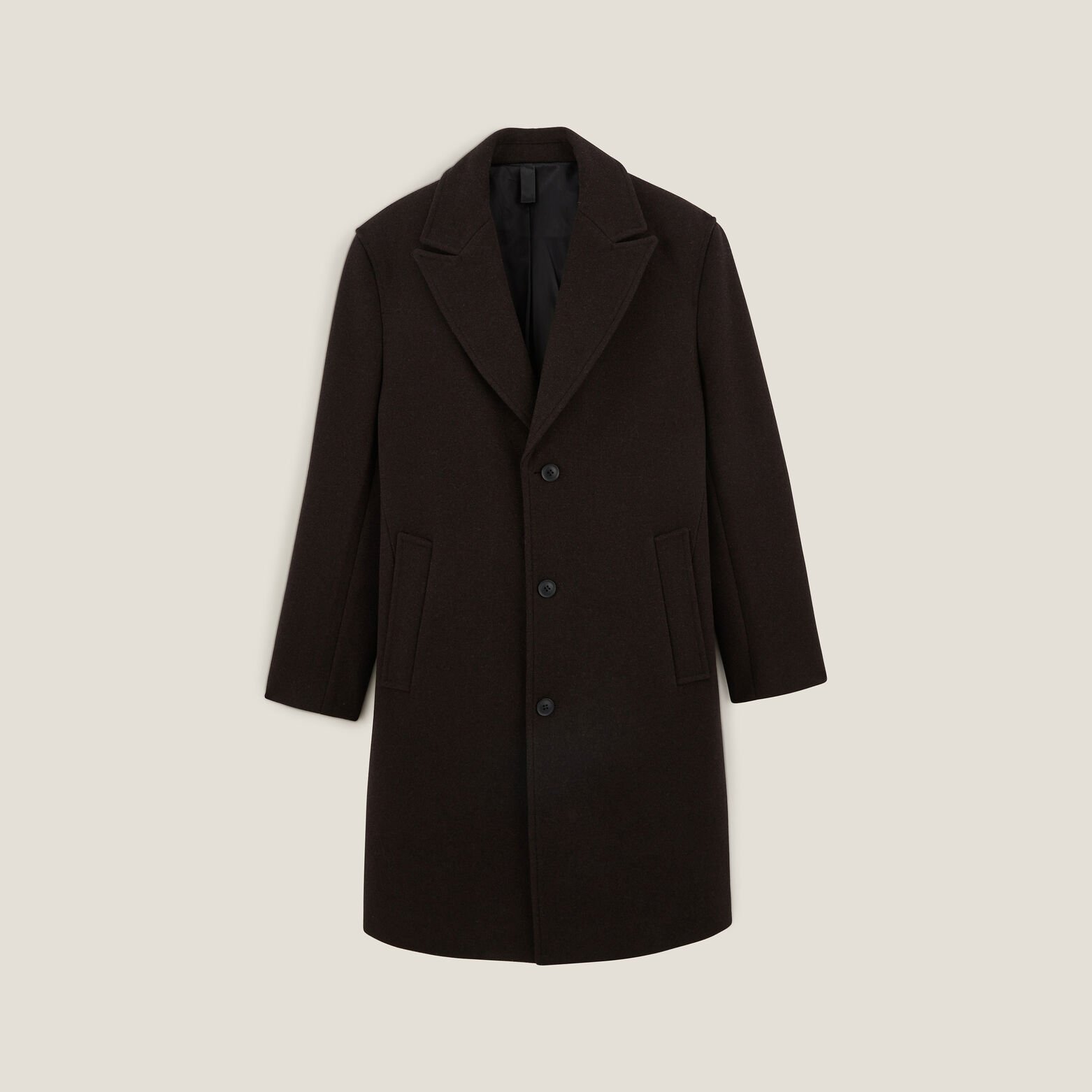 Manteau long hiver en lainage