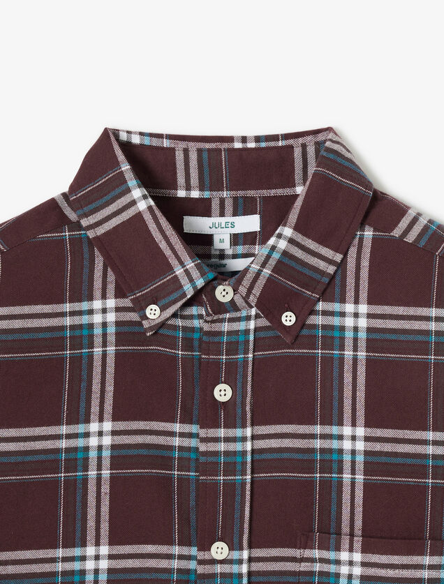 Geruit hemd in flanel