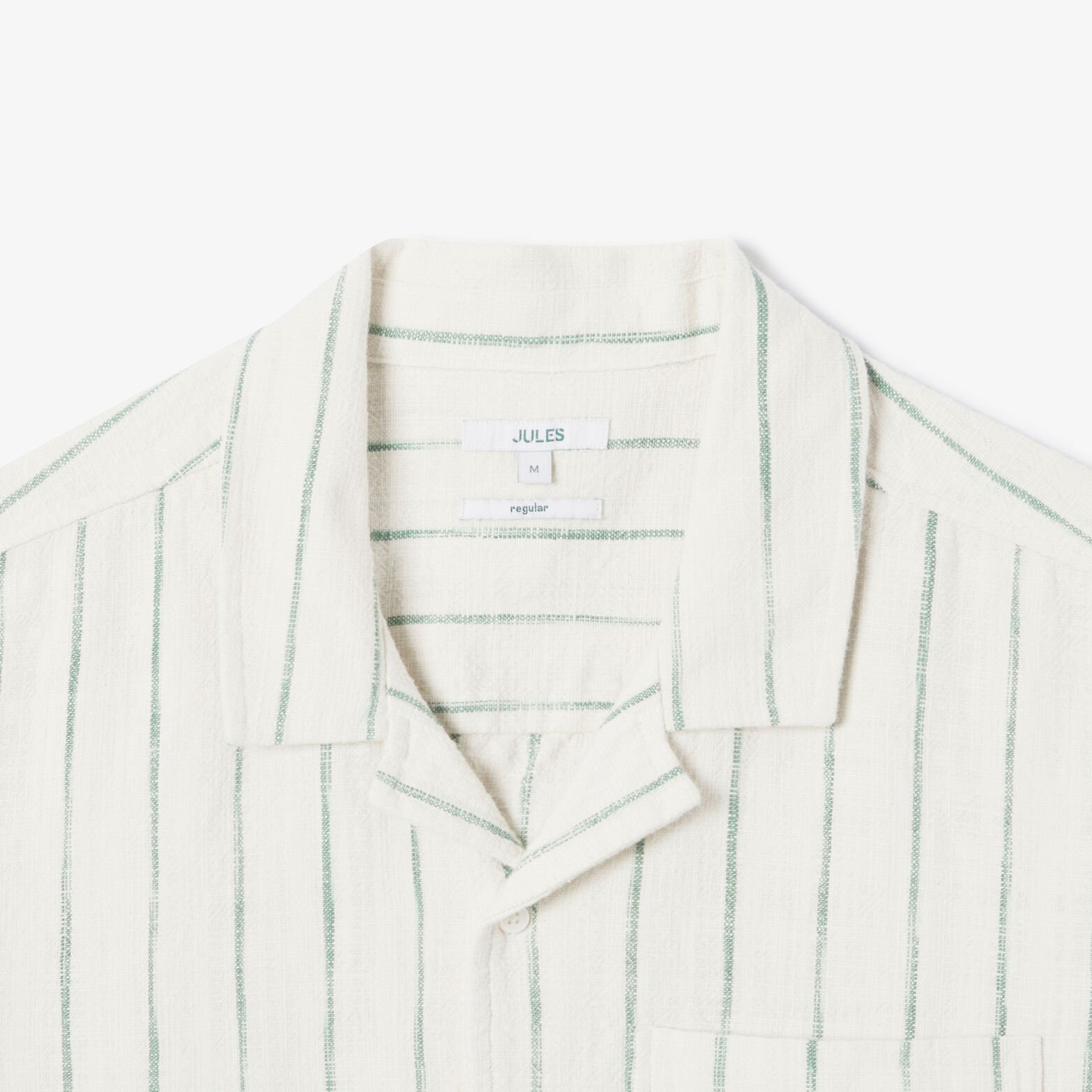 Chemisette en coton ray&eacute;e