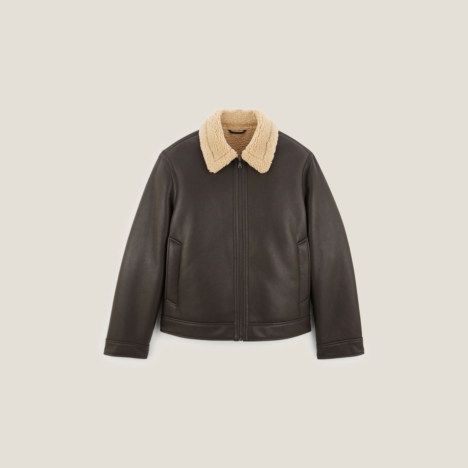 Blouson bombardier en sherpa