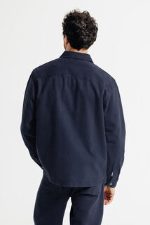 Surchemise en jean coton