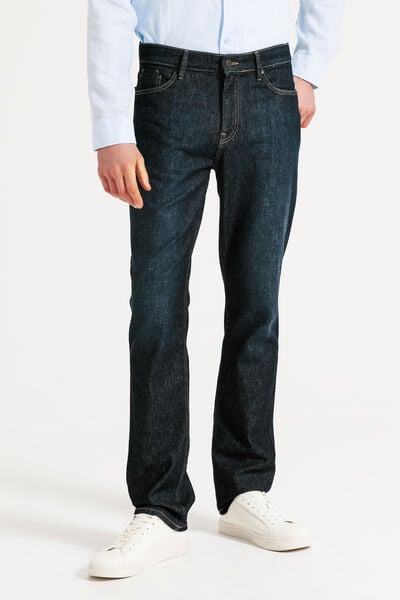 Jean straight toile l&eacute;g&egrave;re