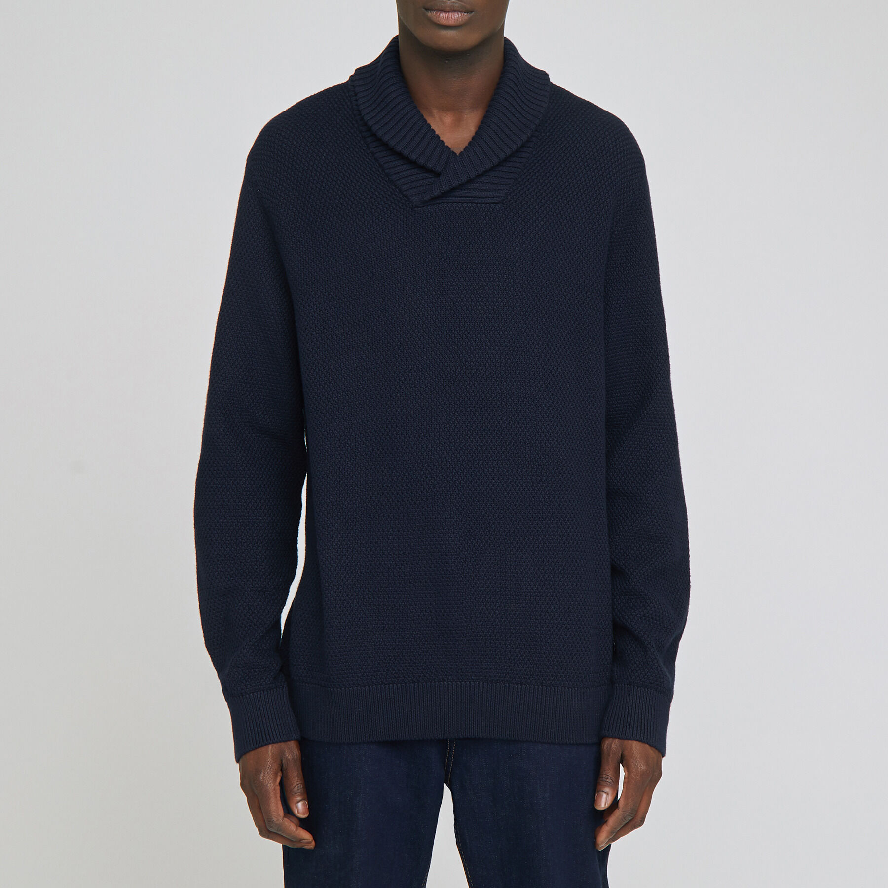 Pull col châle on sale