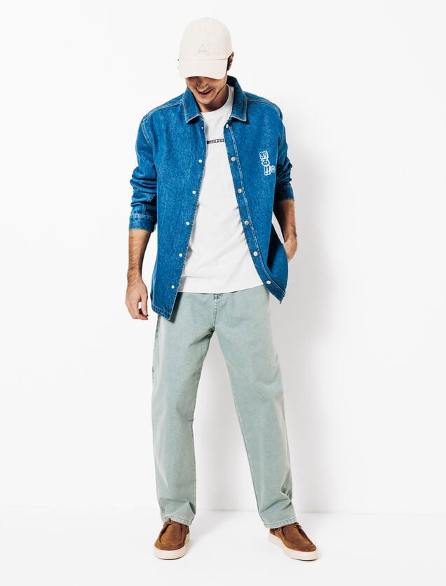 Tee shirt imprim&eacute; JAPON col rond