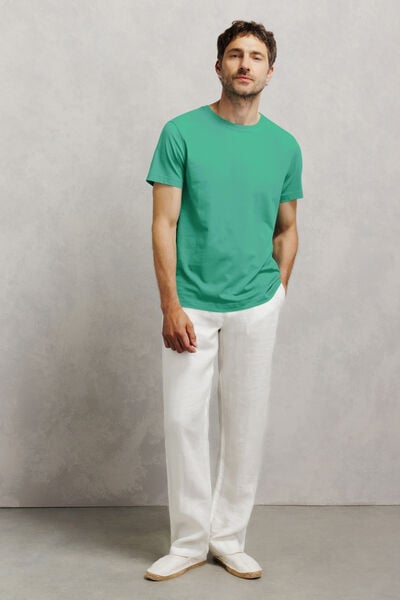 Tee shirt col rond coton majoritaire