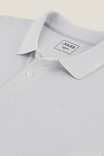 Polo manches longues piqu&eacute; uni