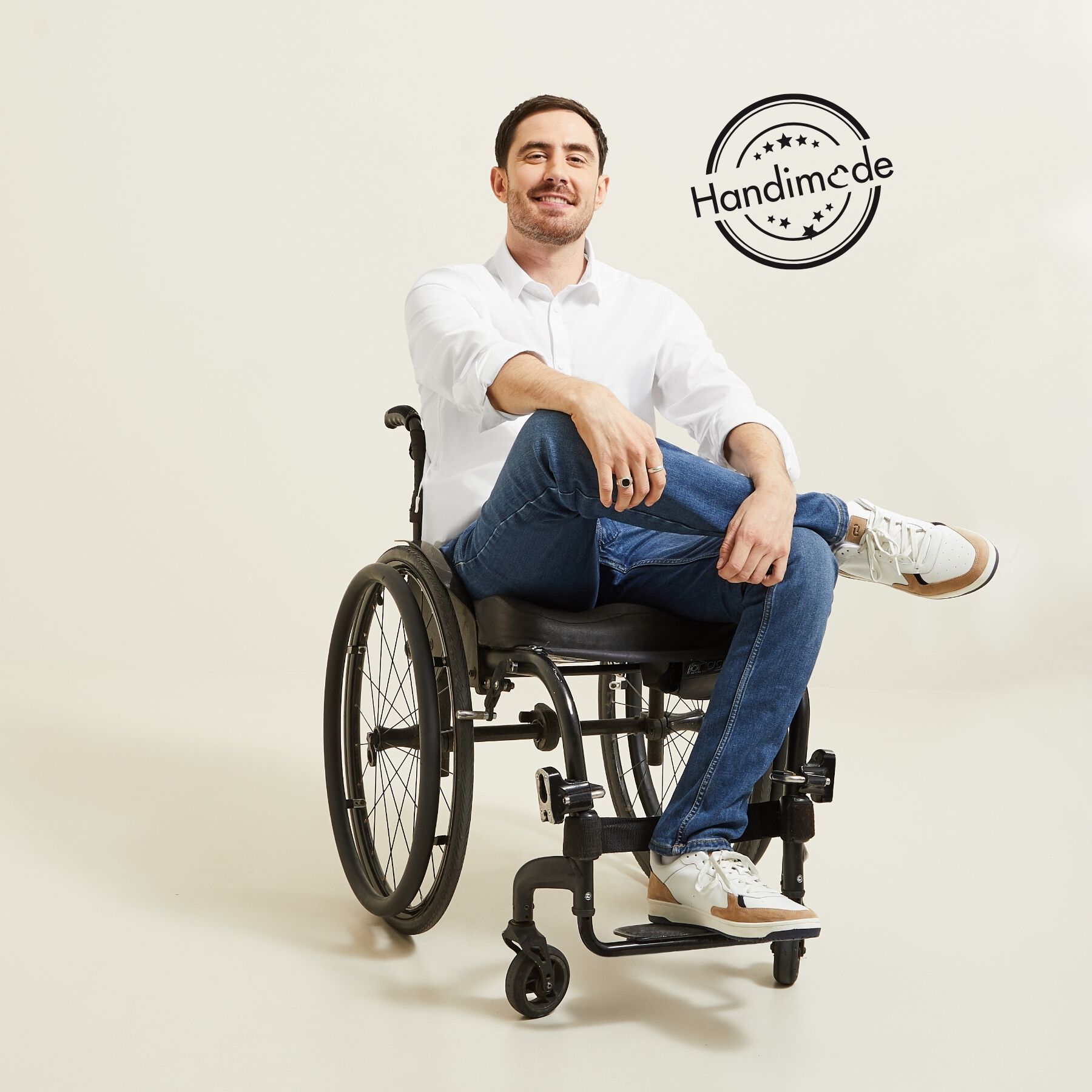 Pantalon pour personne sales en fauteuil roulant