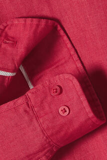 Effen hemd in linnen