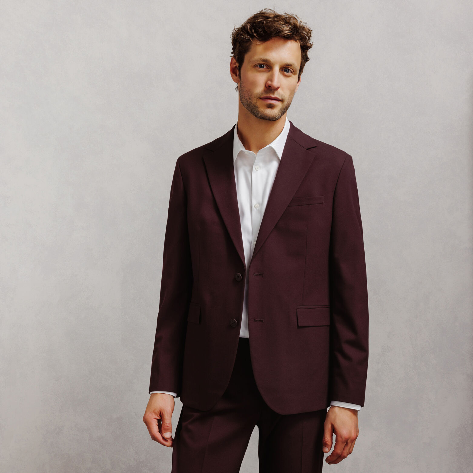 Veste de costume confort unie