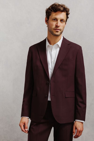 Veste de costume confort unie