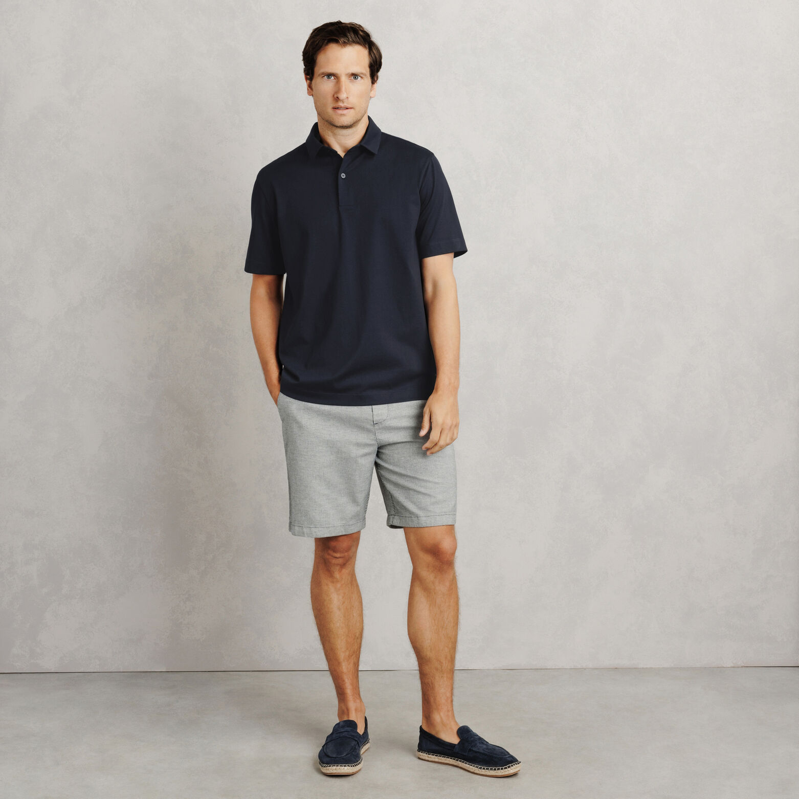 Polo jersey manches courtes
