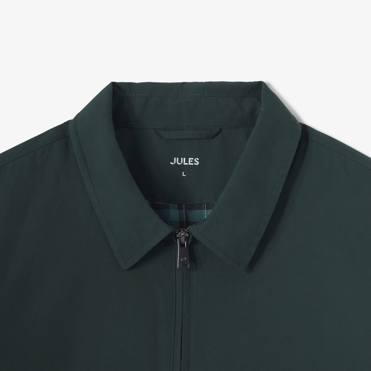 Blouson col chemise zipp&eacute;