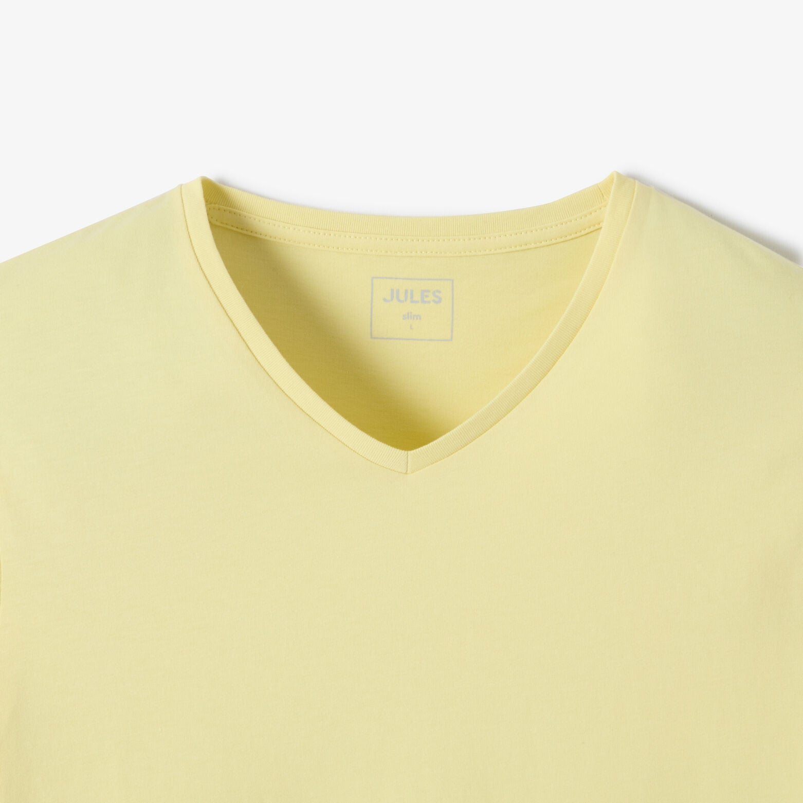 Tee shirt col V en coton