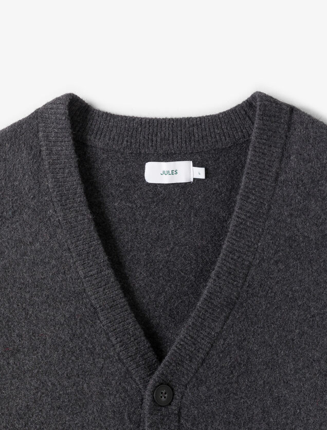 Gilet cardigan mousseux