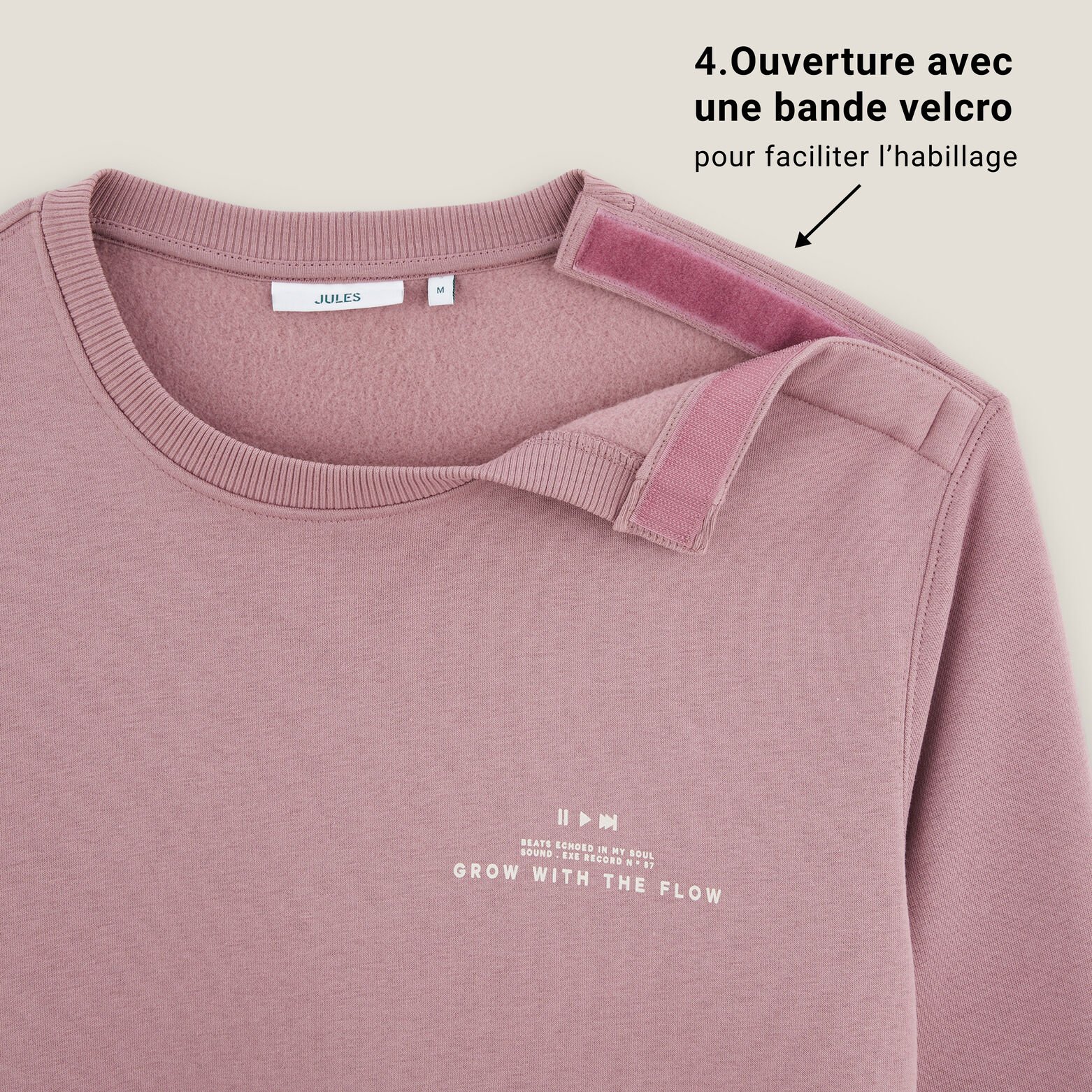Sweat pour personne à mobilité réduite
