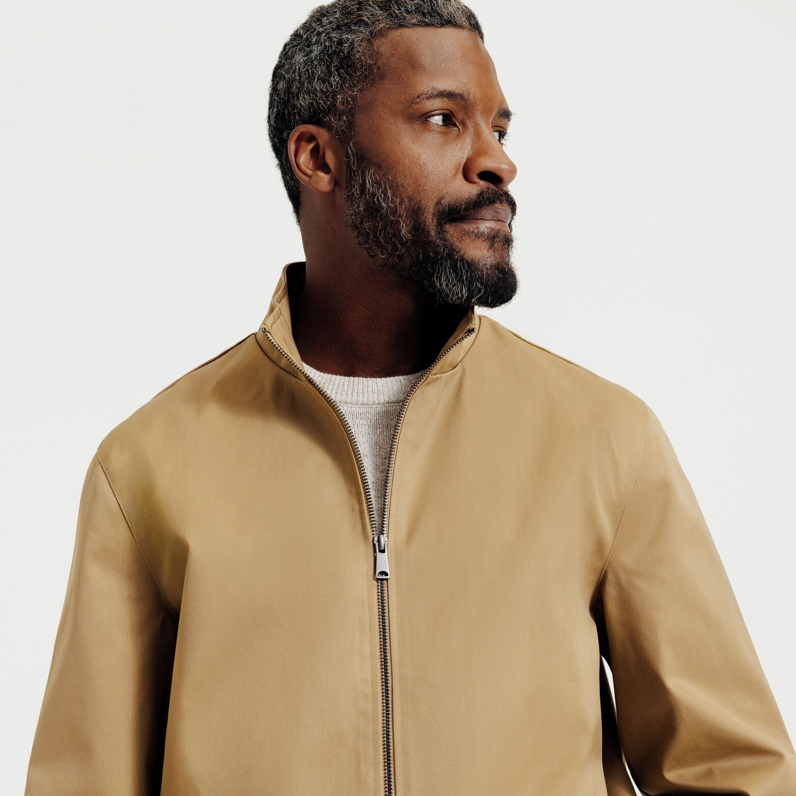 Jack, opstaande kraag met rits